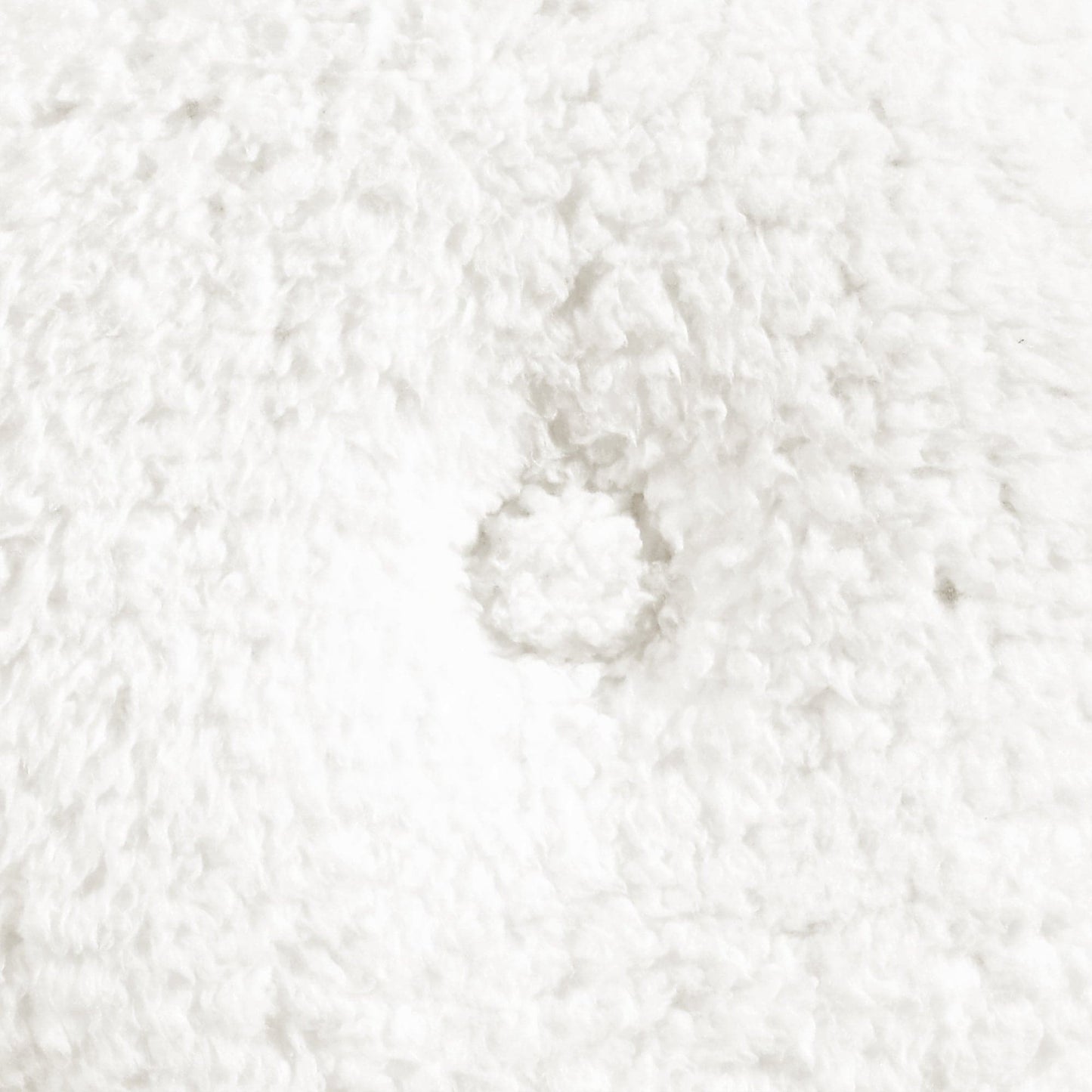 Button Soft Sherpa runde Wurfkissen