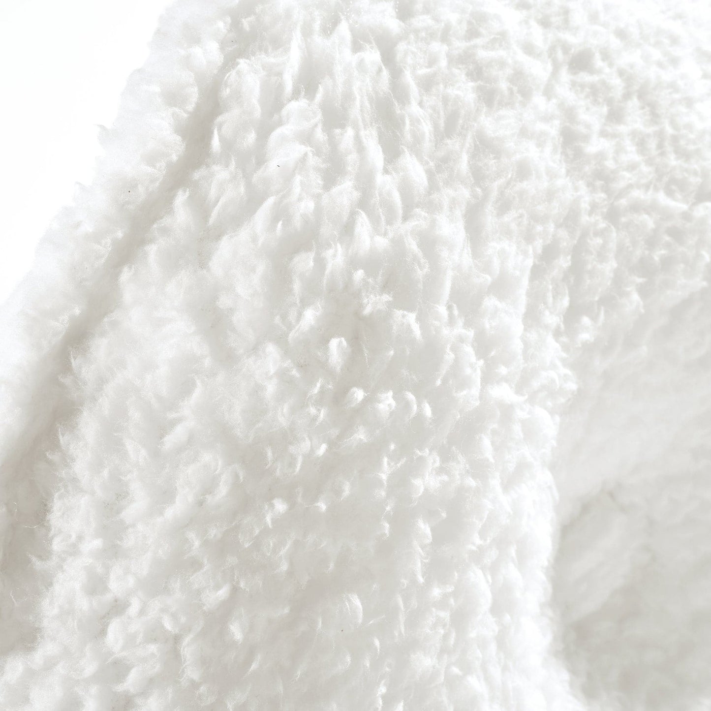 Button Soft Sherpa runde Wurfkissen