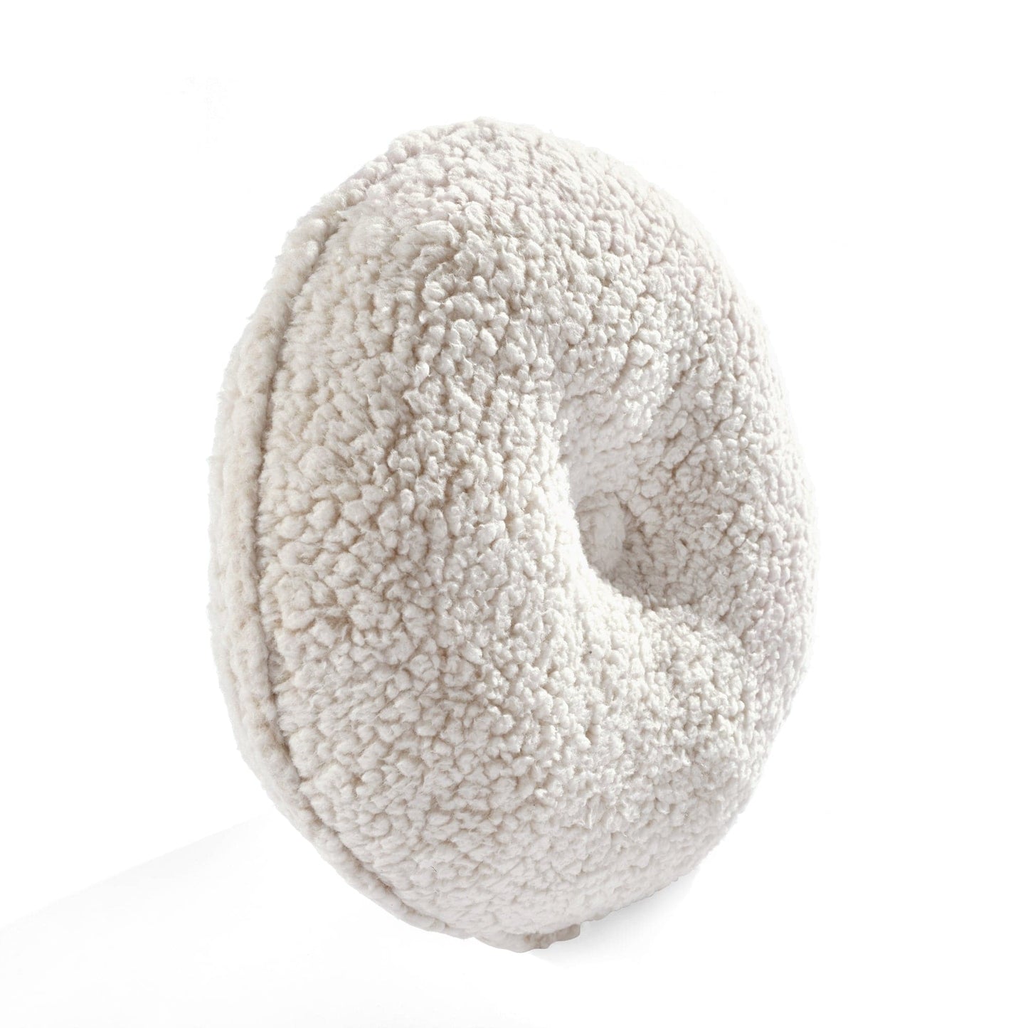 Button Soft Sherpa runde Wurfkissen
