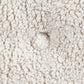 Button Soft Sherpa runde Wurfkissen