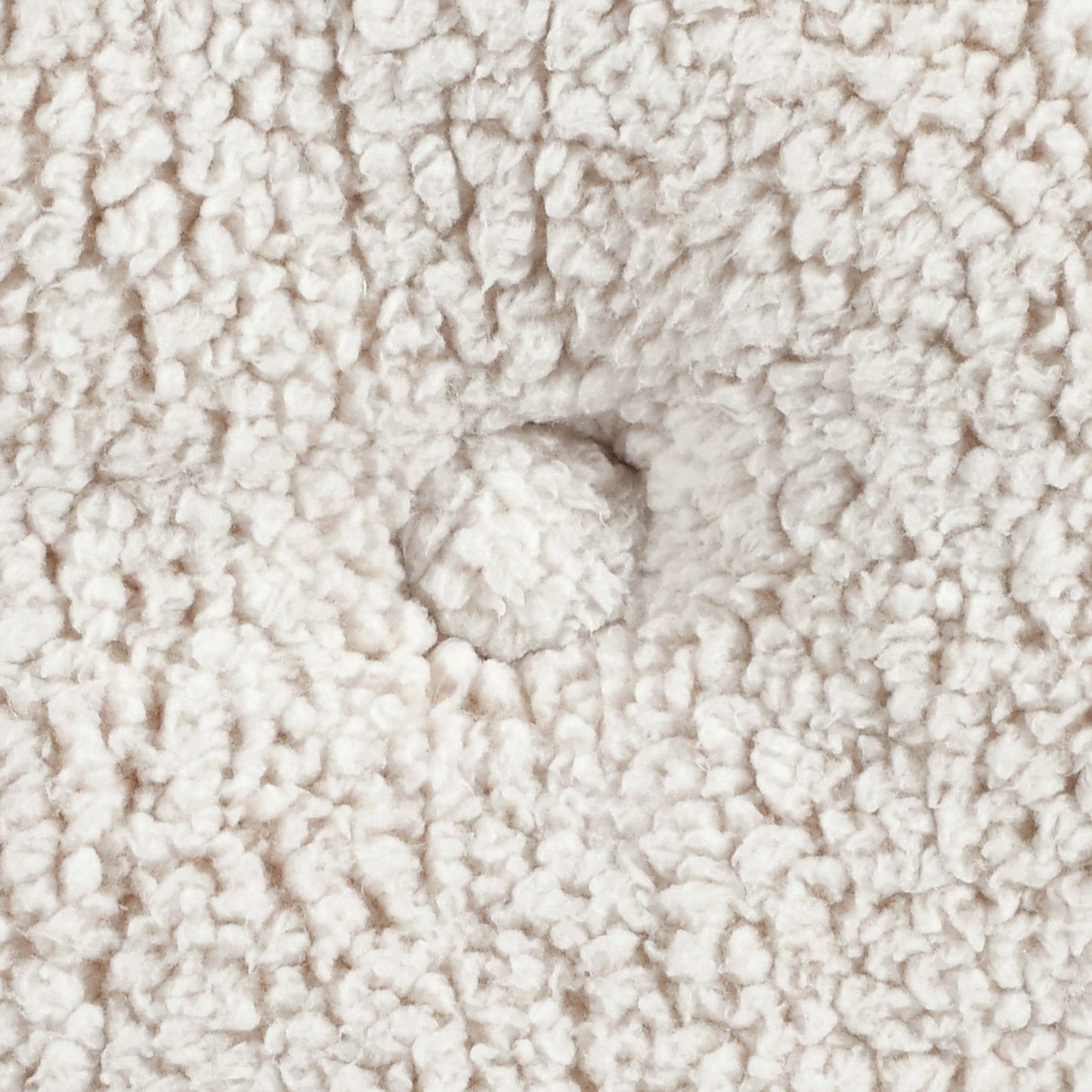 Button Soft Sherpa runde Wurfkissen