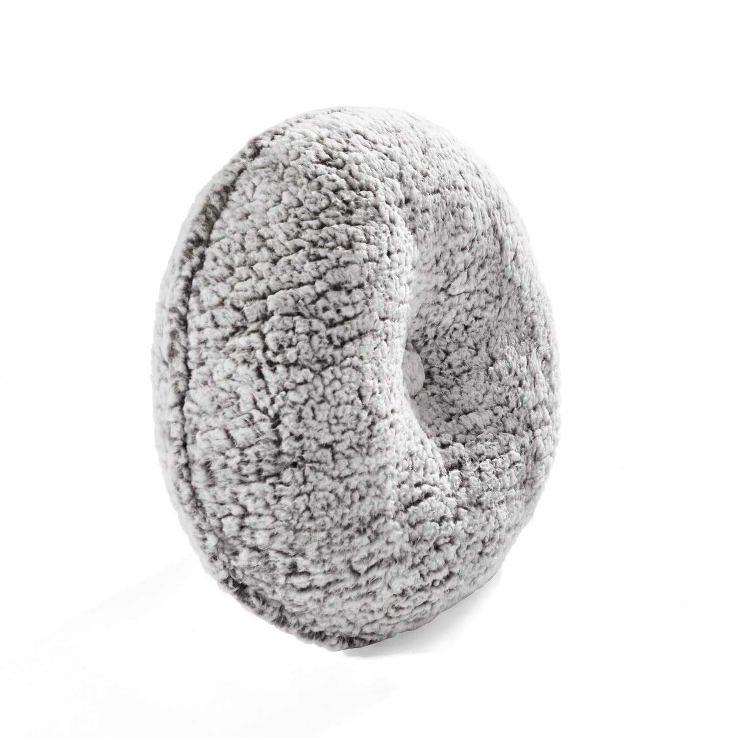 Button Soft Sherpa runde Wurfkissen