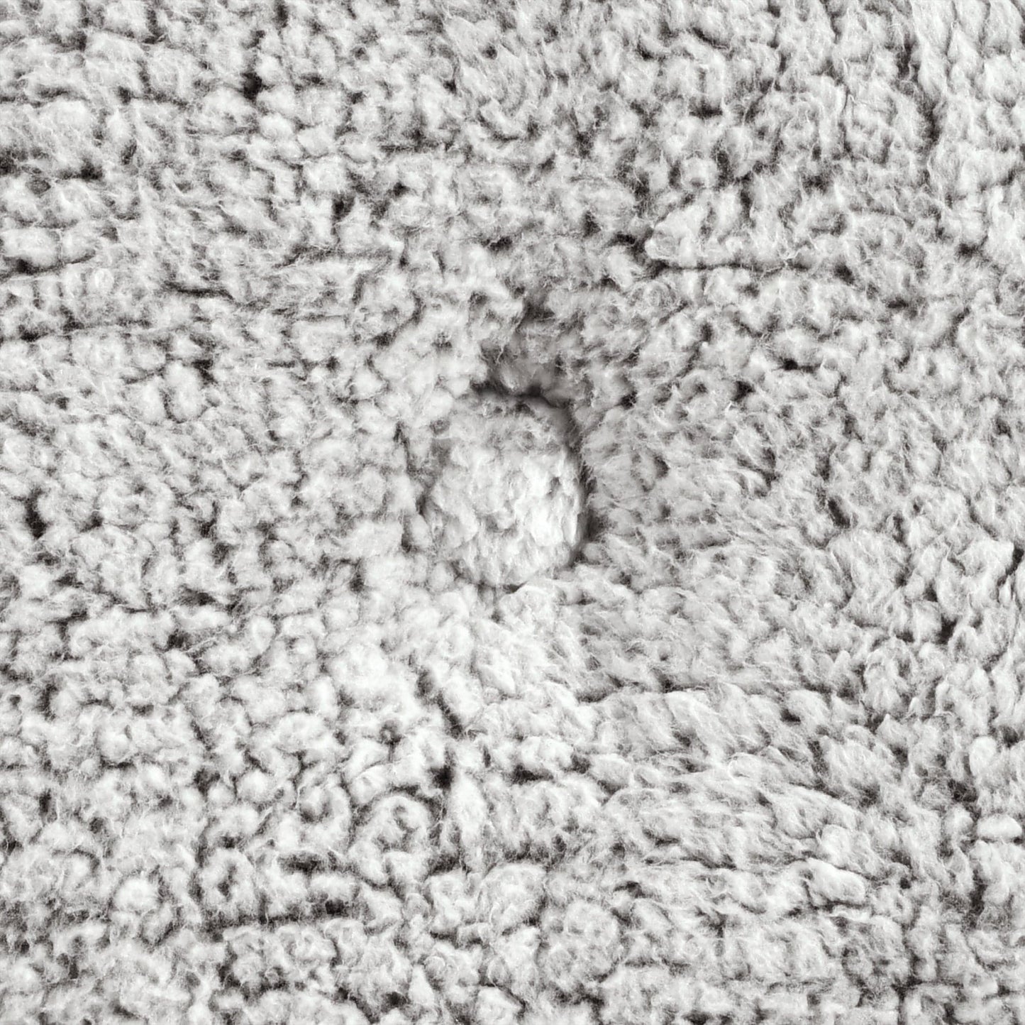 Button Soft Sherpa runde Wurfkissen