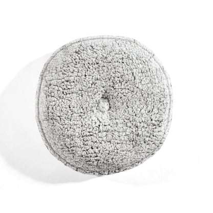 Button Soft Sherpa runde Wurfkissen