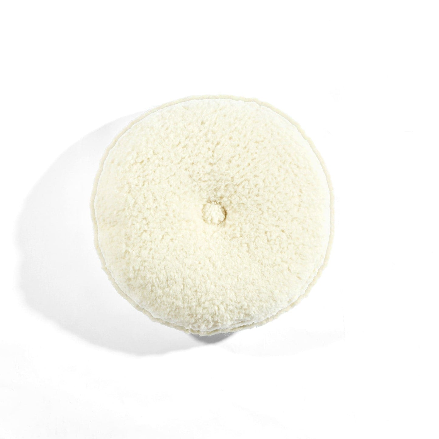 Button Soft Sherpa runde Wurfkissen