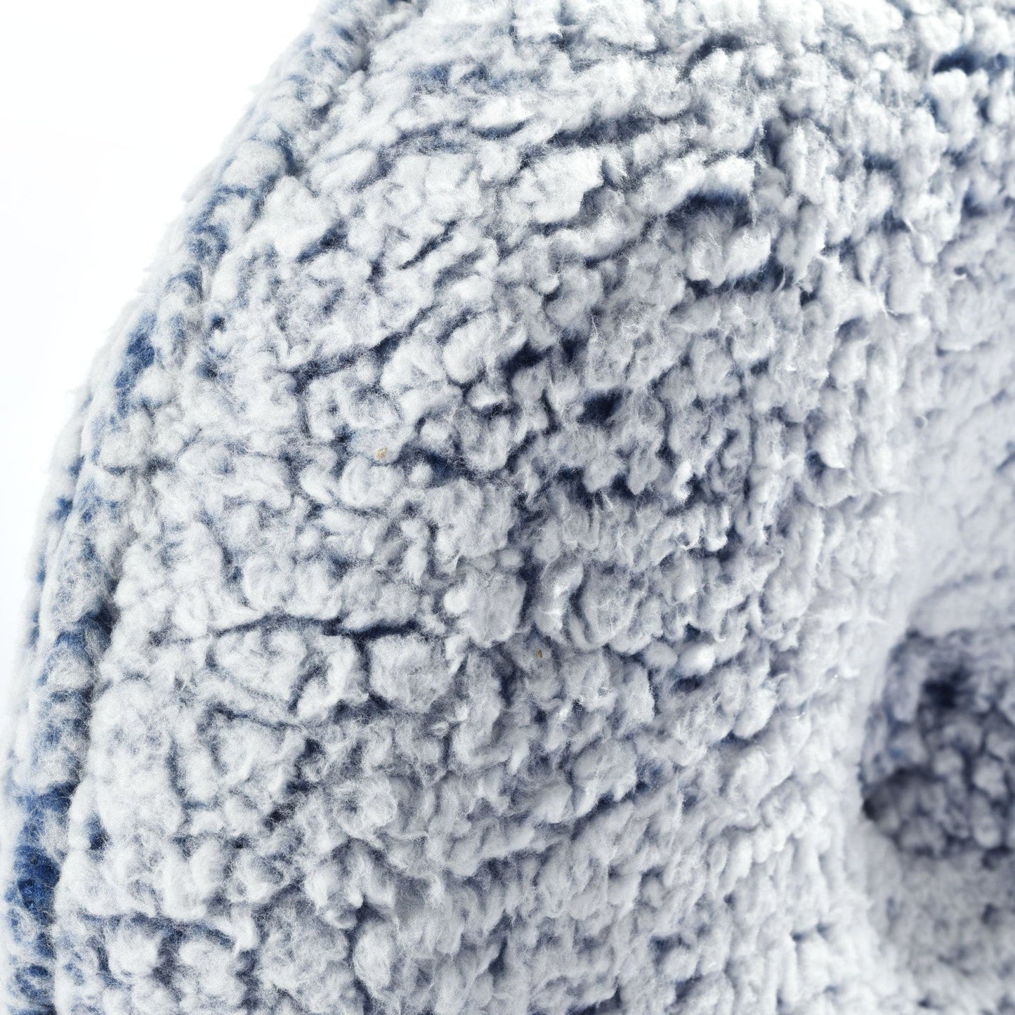 Button Soft Sherpa runde Wurfkissen