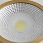 Frendorf | LumaBrass LED Deckenstrahler | Zylindrisches Design | Moderne Flush Mount Beleuchtung | Neutralweiß (4000K)