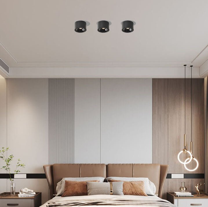Origo Minimalistische LED Deckenleuchte - Verstellbarer Rund Einbaulampe