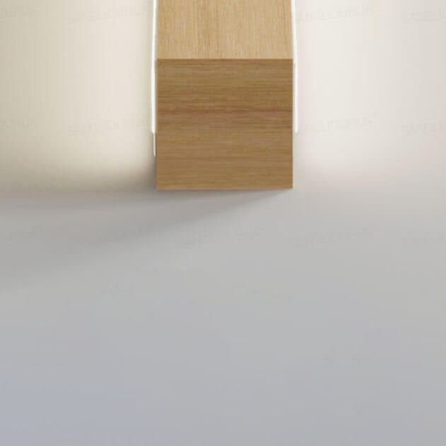 Frendorf | ZenBeam Japanische LED Wandleuchte | Massivholz Design | Moderne Akzentbeleuchtung