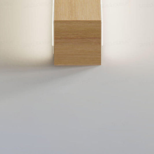 Frendorf | ZenBeam Japanische LED Wandleuchte | Massivholz Design | Moderne Akzentbeleuchtung
