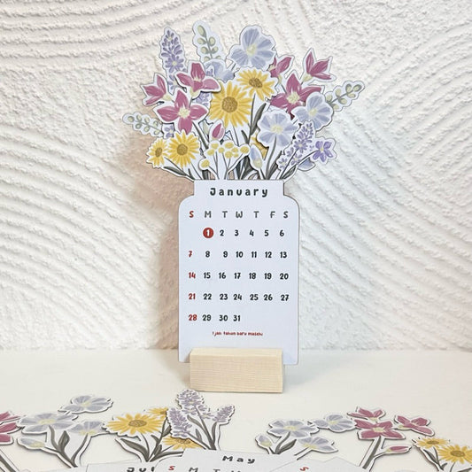 Frendorf | 2024 Bloomy Flowers Tischkalender