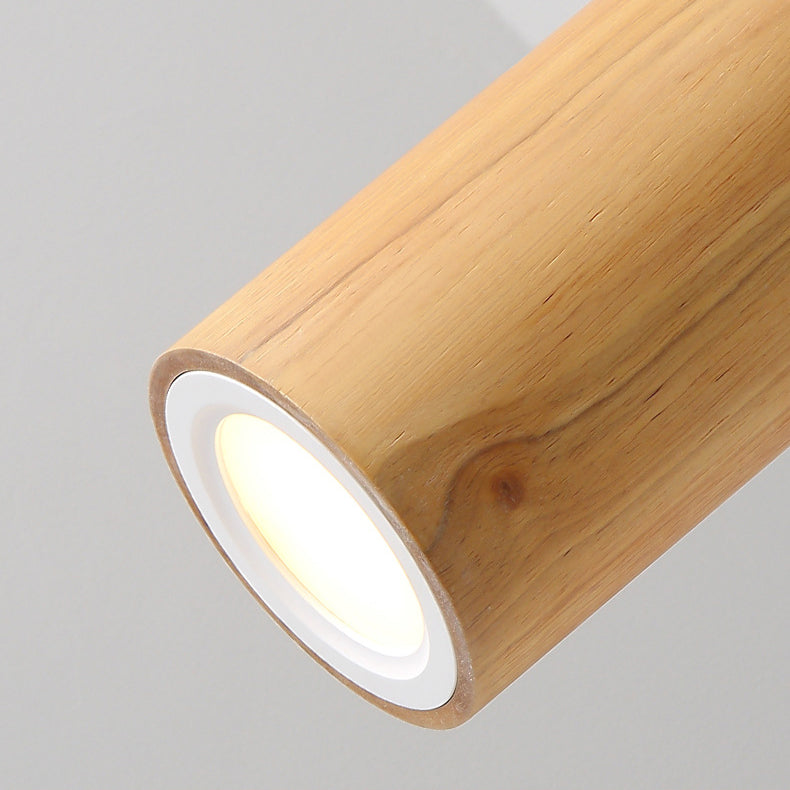 Frendorf | LumaKube Nordic Design LED Deckenleuchte | Holzoptik | Flush Mount | Warmweiß oder Kaltweiß | Stilvolle Beleuchtung für Zuhause