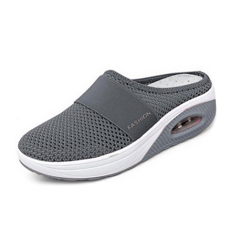 Frendorf | Flache Slingback-Sandalen Aus Netzstoff