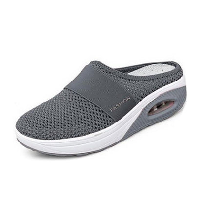 Frendorf | Flache Slingback-Sandalen Aus Netzstoff