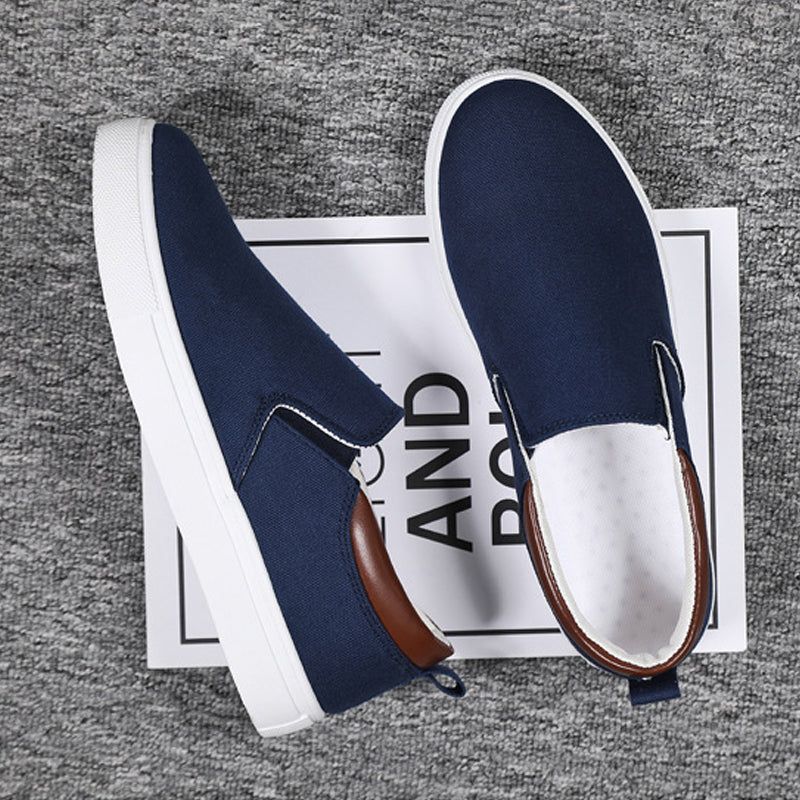 Slip-On-Schuhe aus Segeltuch für Herren