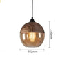 Frendorf | EternaGlow Pendelleuchte aus Glas und Holz | Elegantes Design für Ihr Zuhause