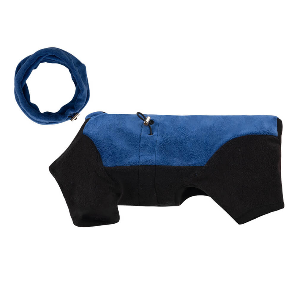 Vollständiger Schutz Polar Fleece Hund Overall mit abnehmbarem Kragen