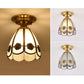 Frendorf | BrassCone Lux LED Deckenleuchte | Europäisches Design | Glas & Messing | Zeitloser Stil