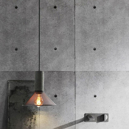 Frendorf | UrbanTaper Industrial Design Zement Pendelleuchte | Zylindrische Form | Moderner Look | Perfekt für Wohnzimmer