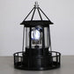 Kreative Solar rotierende Turm Harz Hardware LED Garten Dekoration Landschaft Licht