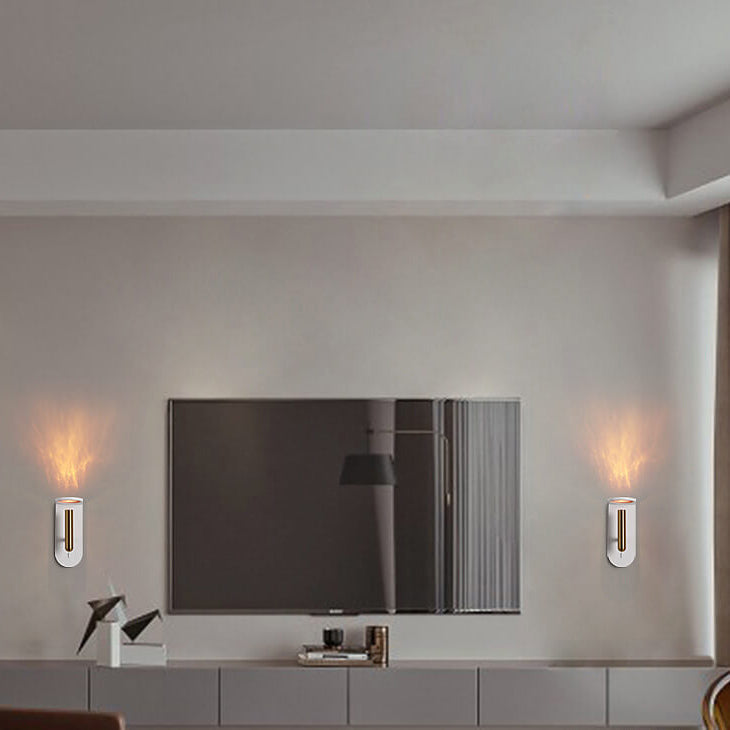 Frendorf | IgnisGlow Industrielle LED Wandlampe | Rotierbar & Verstellbar | Kreative Licht- & Schatteneffekte