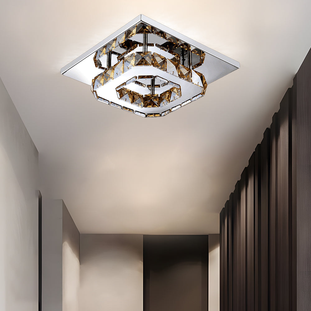 Frendorf | Deckenleuchte Kristall LED Modern Flush Fixture