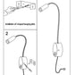 Moderne einfache Hose Spotlight drehbare LED Lese-Wandleuchte Lampen