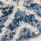 Frendorf | DiamondLuxe Shag - Teppich mit Diamantmuster | Shaggy Hochflorteppich | Weich & Modern | Perfekt für Wohnzimmer