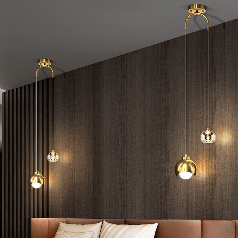 Frendorf | AstraLux Island LED Pendelleuchte | Modern | Luxus Design | Eisen und Messing | Deko für Zuhause