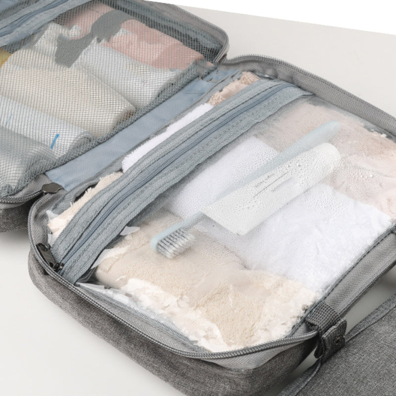 Frendorf | Perfekt für Reisen - Kulturtasche für Damen mit Aufhängehaken