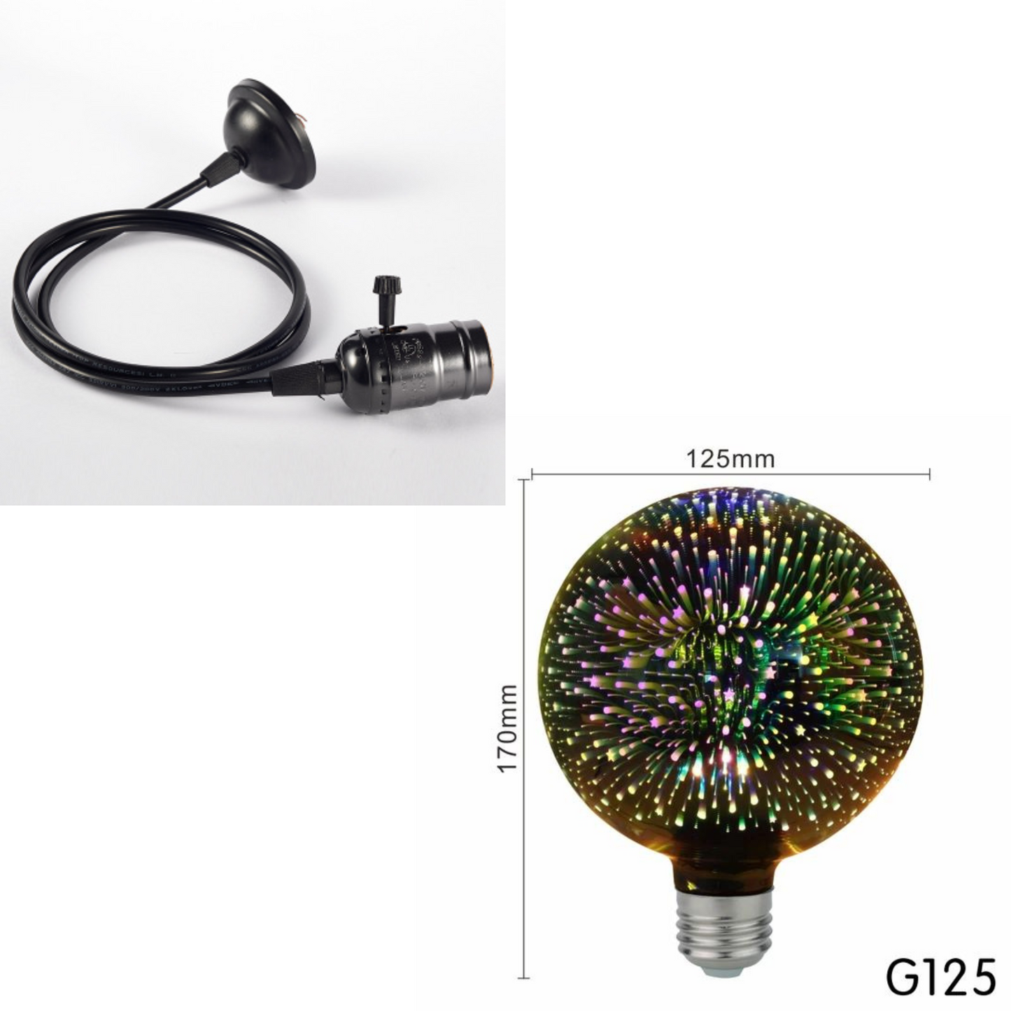 3D LED Feuerwerksbirne