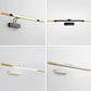 Frendorf | Arkluma Nordic LED Wandleuchte | Massivholz | Geschwungener Arm | Warmes oder Weißes Licht
