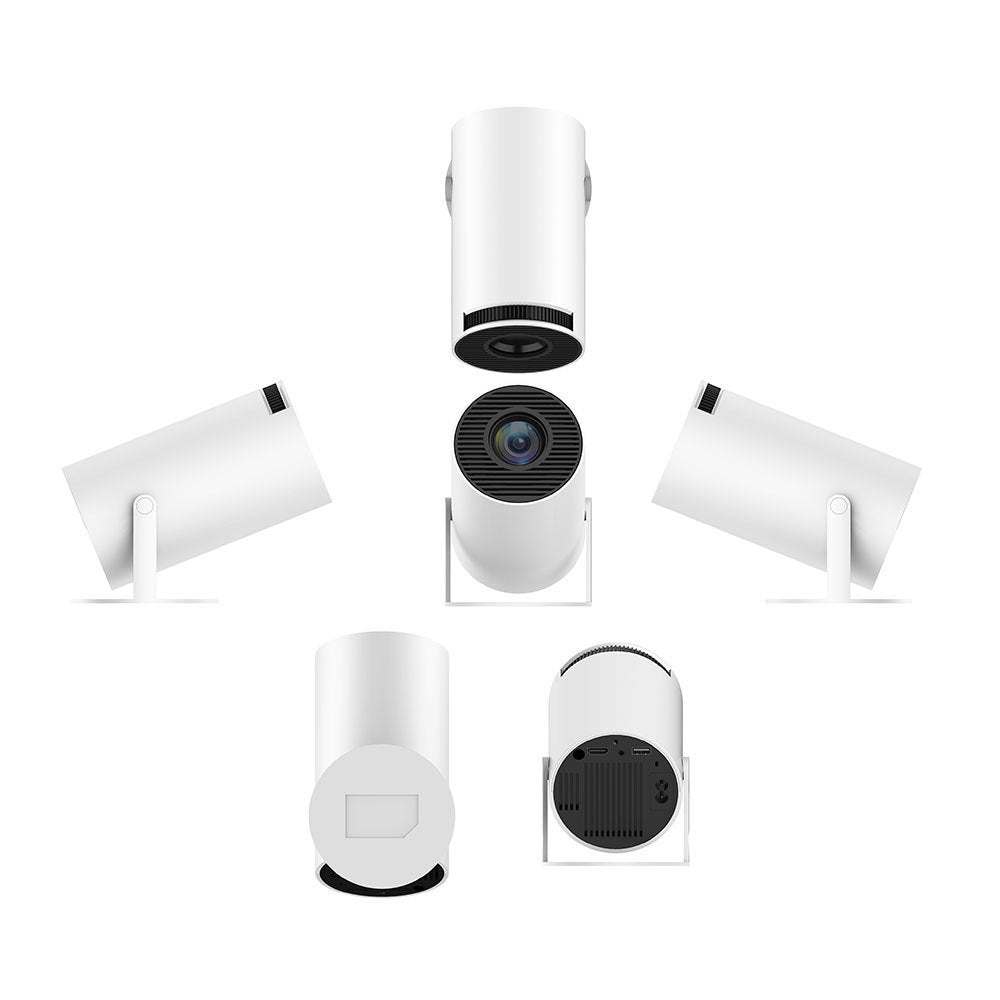 Frendorf | Tragbarer 4K Smart Beamer mit WiFi & Bluetooth 180 Grad Projektionswinkel Autofokus