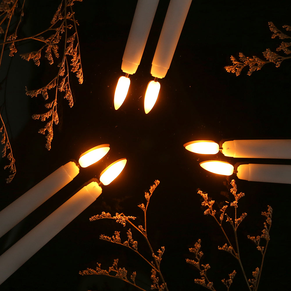 Royelux flammenlose Taper LED Kronleuchterkerzen mit Fernbedienung – Sicher & Elegante Athmosphäre