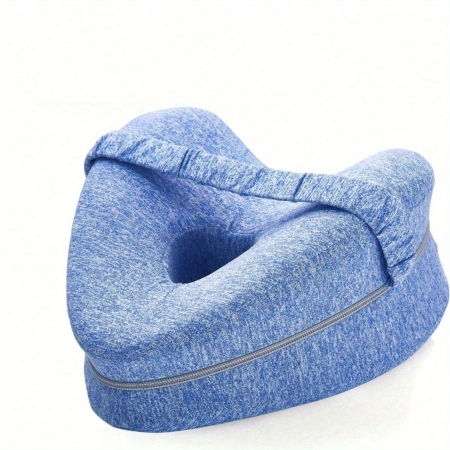 Ergonomisches Seitenschläferkissen - Kniekissen mit Abnehmbarem und Waschbarem Bezug