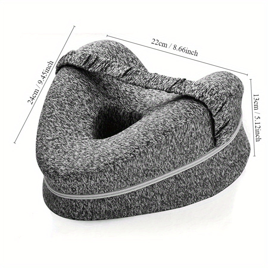 Ergonomisches Seitenschläferkissen - Kniekissen mit Abnehmbarem und Waschbarem Bezug