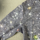 Silbernes Glitzer-Top