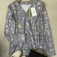 Silbernes Glitzer-Top