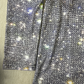 Silbernes Glitzer-Top