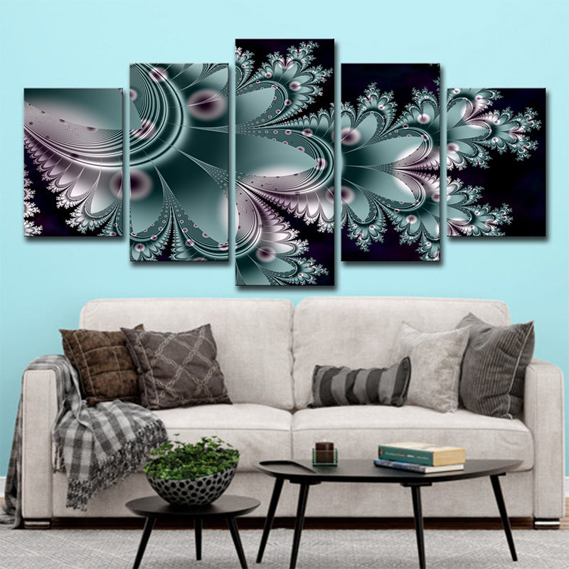 Frendorf | Groene Bloemen Canvas Wandkunst Botanix hedendaagse Meerdelige Wanddecoratie voor Thuis