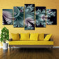 Frendorf | Groene Bloemen Canvas Wandkunst Botanix hedendaagse Meerdelige Wanddecoratie voor Thuis