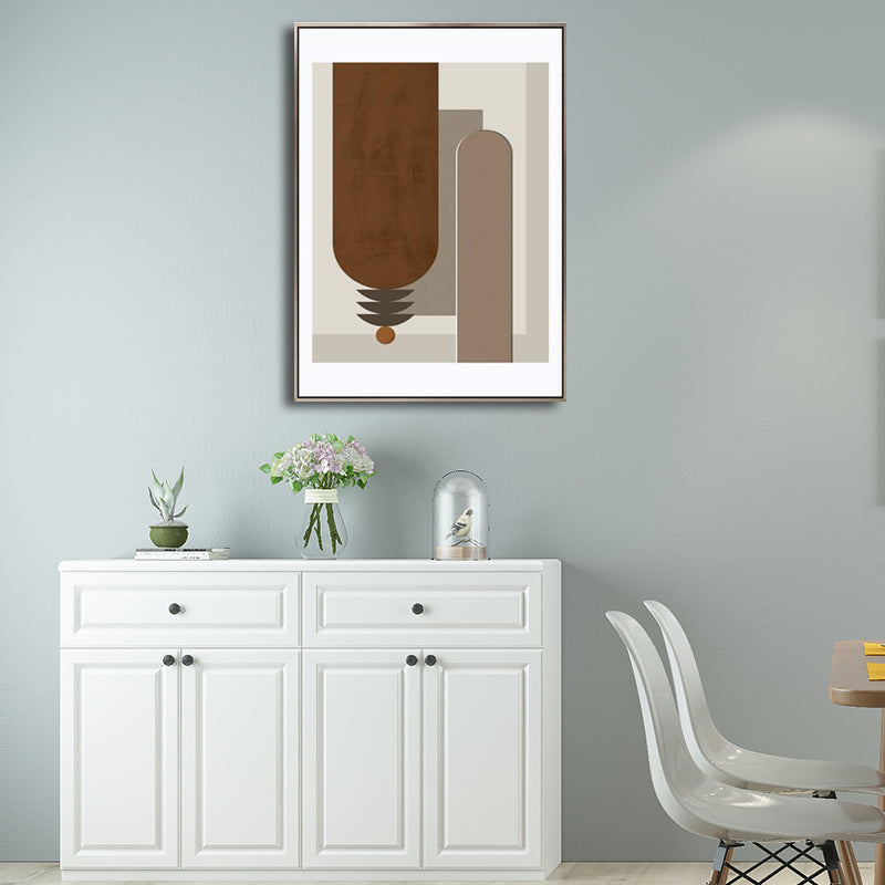 Frendorf | Nordic Style Abstract Canvas für Mädchen Schlafzimmer Illustration Wandkunst, verschiedene Größen
