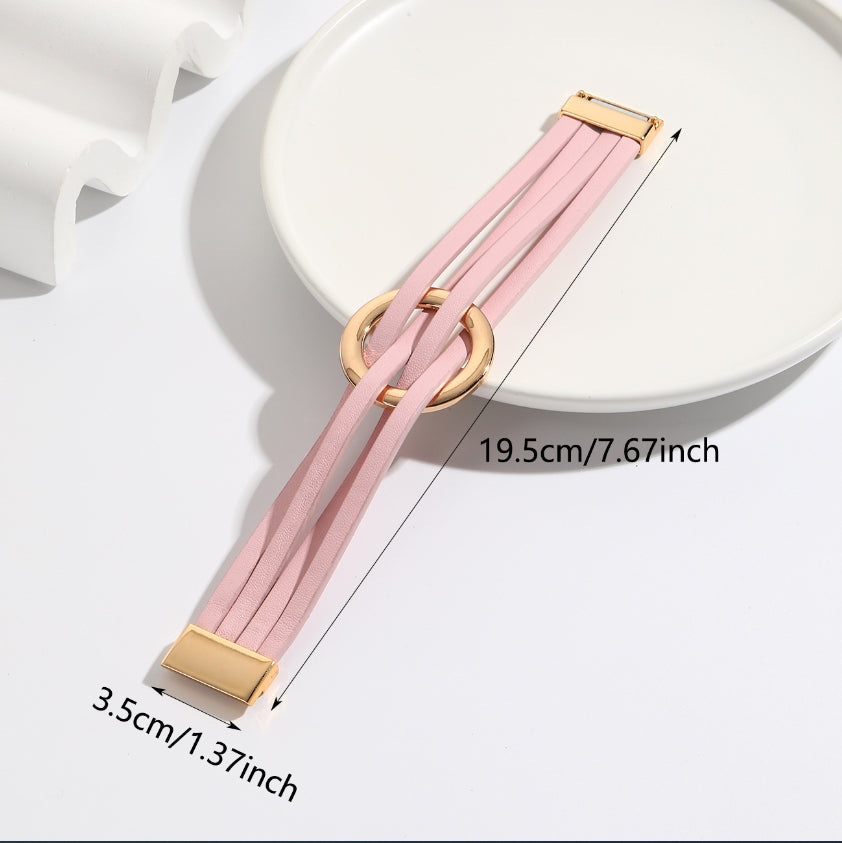 Frendorf | Böhmisches Doppelkreis-Lederarmband