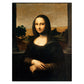 Frendorf | Rustikale Mona Lisa Portrait Leinwand Brauner Texturierter Kunstdruck für das Wohnzimmer, Verschiedene Größen