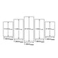 Frendorf | Constellaties Paard Muurkunst Decor Modernisme Meerzijdige Canvas Print in Paars