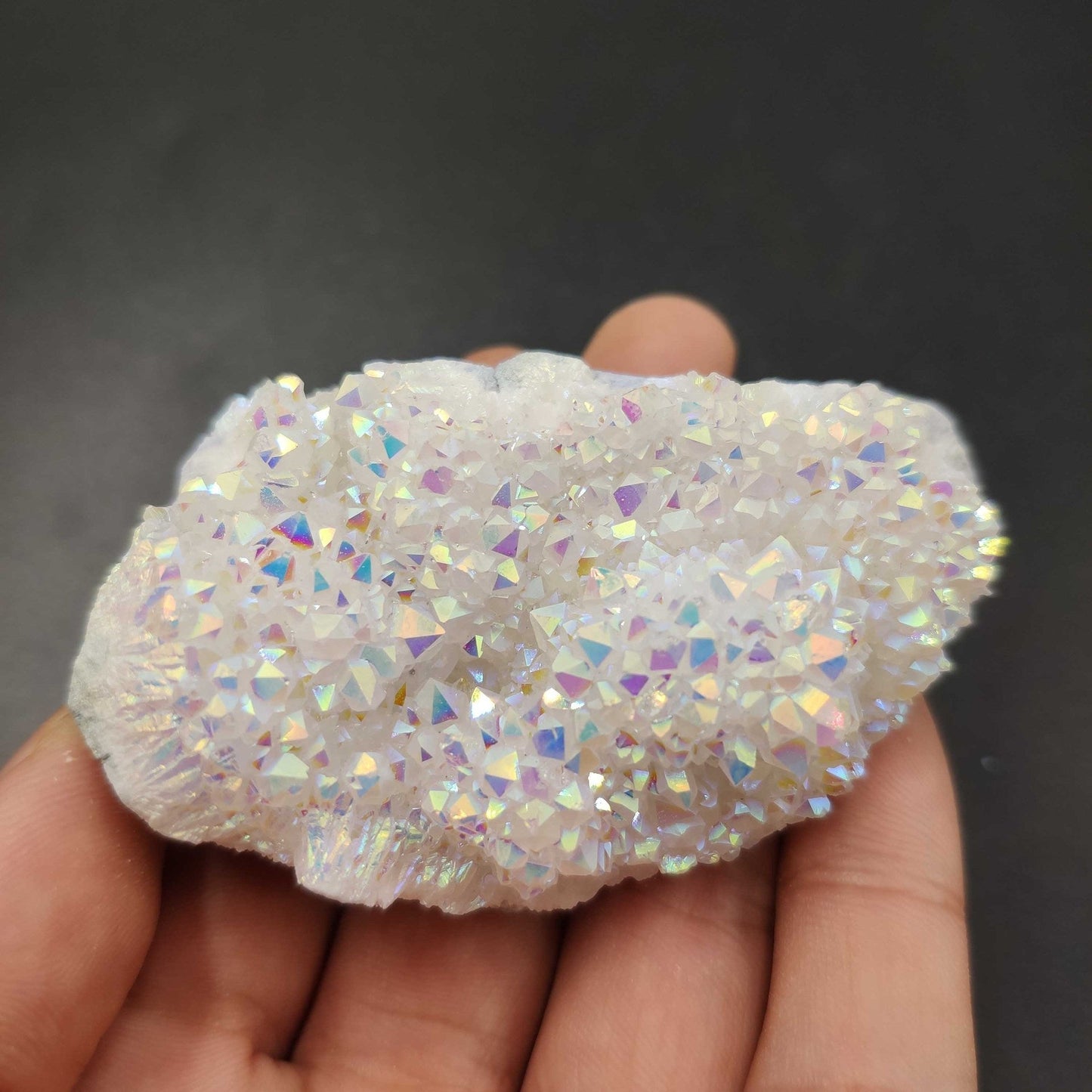 Frendorf Engel Aura Quarz Kristall Cluster Edelstein Dekoration