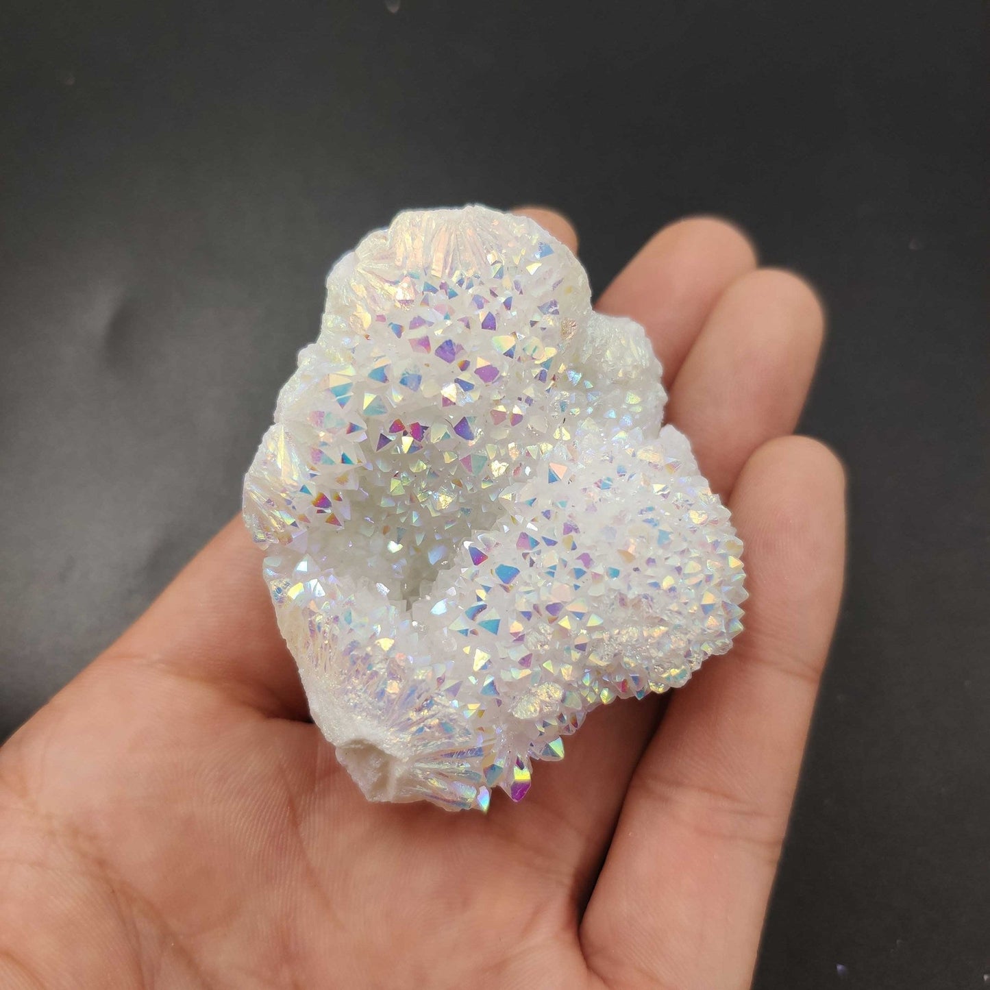 Frendorf Engel Aura Quarz Kristall Cluster Edelstein Dekoration