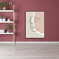 Frendorf | Skandinavische Stil Wandkunst Druck Beige Nude Frauenmalerei, Mehrere Größen Verfügbar