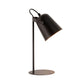 Verstellbare Barre Schatten Schreibtischlampe Macaron Stil Metallic 1 Licht Schlafzimmer Stehende Schreibtischlampe in Schwarz/Grau