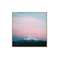 Pink Mount Fuji Leinwanddruck Natur Landschaft Zeitgenössische Texturierte Wandkunst